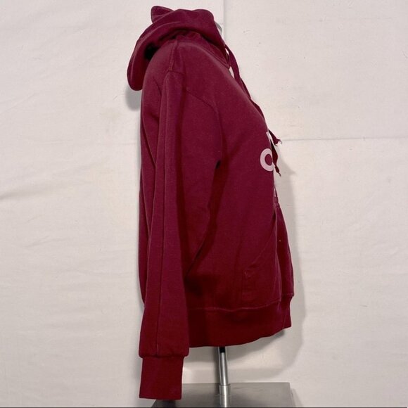 Vintage Burgundy Banff Canada Hoodie S - Picture 2 of 9